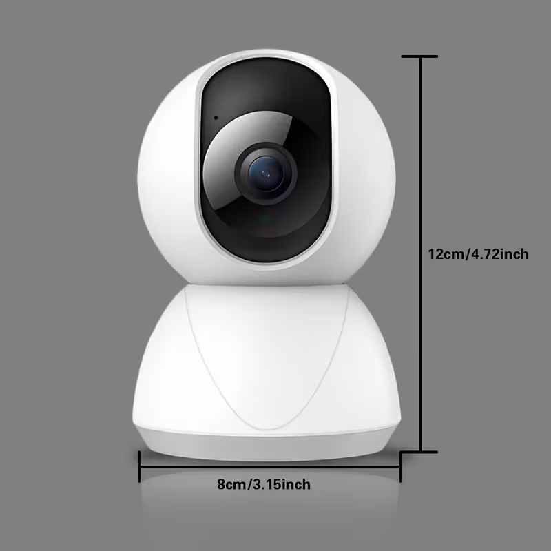 4MP forgatható IP kamera – automatikus emberkövetés, fekete-fehér éjjellátás, WiFi